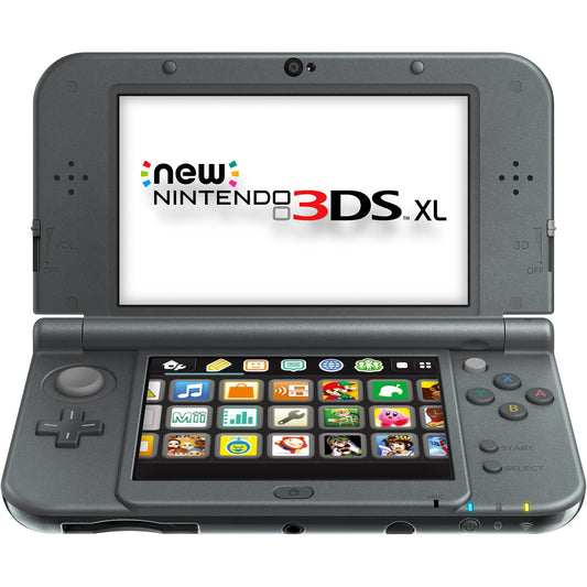 New Nintendo 3DS XL Grey With Metal Covers
